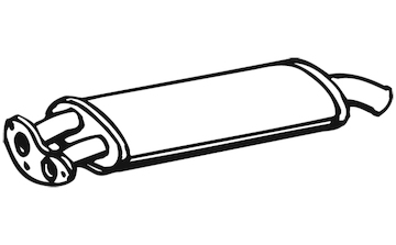 Predni tlumic vyfuku WALKER 16807