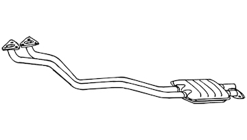 Predni tlumic vyfuku WALKER 16897