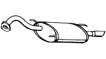 Výfuková trubka WALKER 16939