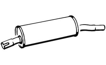 Predni tlumic vyfuku WALKER 17156