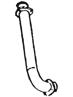 Výfuková trubka WALKER 17453