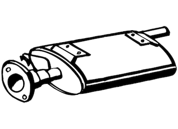 Střední tlumič výfuku WALKER 17476