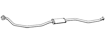 Střední tlumič výfuku WALKER 17550