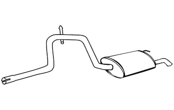 Zadní tlumič výfuku WALKER 17560