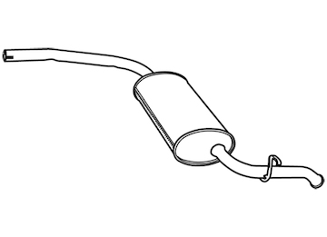 Zadní tlumič výfuku WALKER 17591