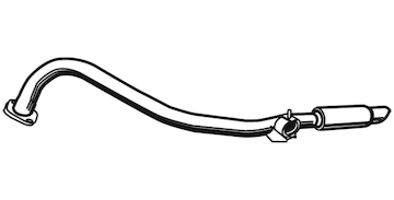 Zadní tlumič výfuku WALKER 17644