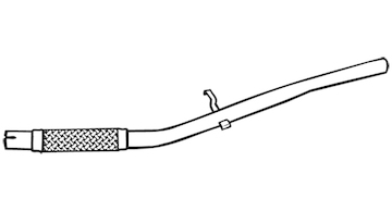Výfuková trubka WALKER 17757