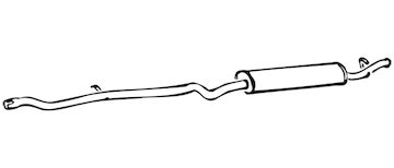 Zadní tlumič výfuku WALKER 17769