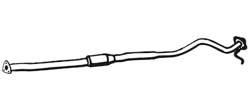 Střední tlumič výfuku WALKER 17790