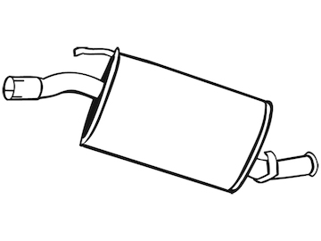 Zadní tlumič výfuku WALKER 17802