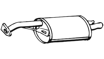 Zadní tlumič výfuku WALKER 17891