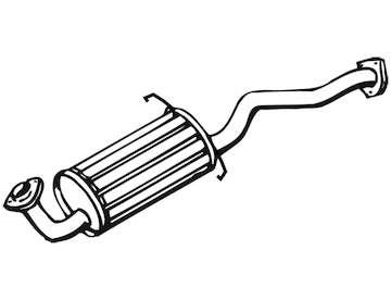 Zadní tlumič výfuku WALKER 17932