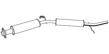 Zadní tlumič výfuku WALKER 18102