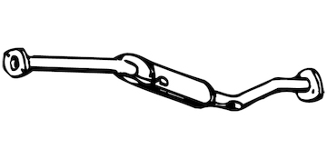 Střední tlumič výfuku WALKER 18145