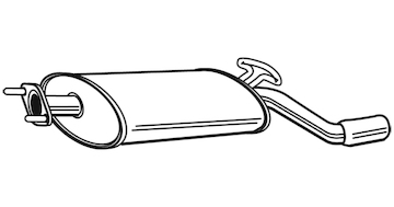 Zadní tlumič výfuku WALKER 18149