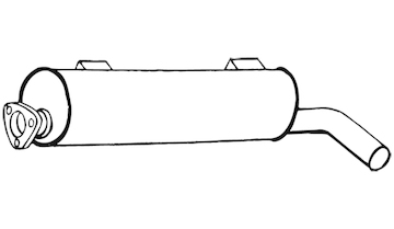 Zadní tlumič výfuku WALKER 18209