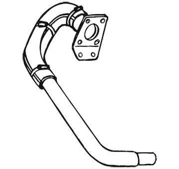 Výfuková trubka WALKER 18211