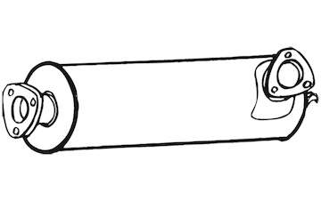 Střední tlumič výfuku WALKER 18248