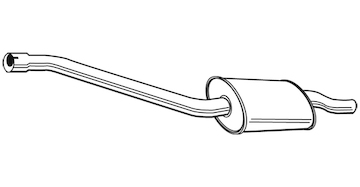 Střední tlumič výfuku WALKER 18256