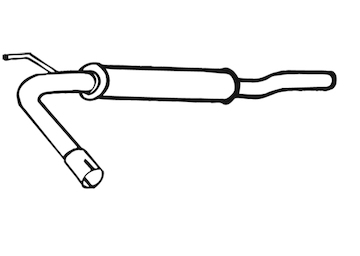 Predni tlumic vyfuku WALKER 18261