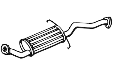 Zadní tlumič výfuku WALKER 18281