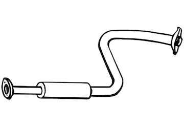 Střední tlumič výfuku WALKER 18319