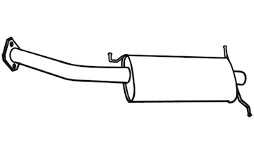 Zadní tlumič výfuku WALKER 18831