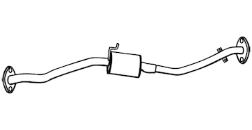 Střední tlumič výfuku WALKER 18835