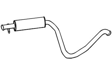 Střední tlumič výfuku WALKER 18852