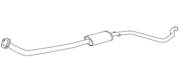 Střední tlumič výfuku WALKER 19076