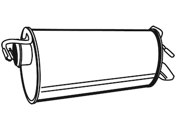 Zadní tlumič výfuku WALKER 19320