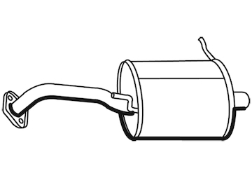 Zadní tlumič výfuku WALKER 19346