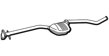 Střední tlumič výfuku WALKER 19388