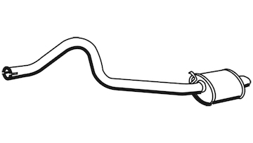 Zadní tlumič výfuku WALKER 19609