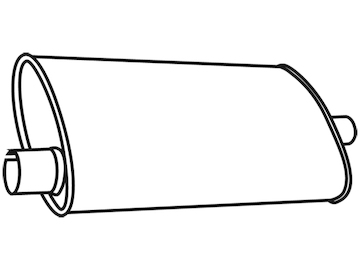 Střední tlumič výfuku WALKER 19829