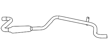 Zadní tlumič výfuku WALKER 19835