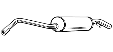 Zadní tlumič výfuku WALKER 19844