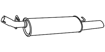 Zadní tlumič výfuku WALKER 19963