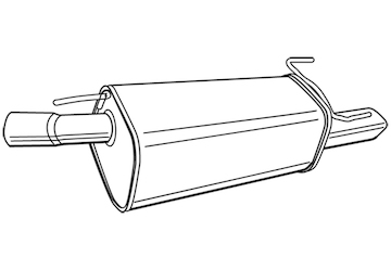 Zadní tlumič výfuku WALKER 19979