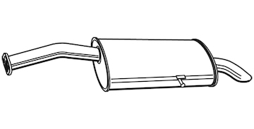 Zadní tlumič výfuku WALKER 21084