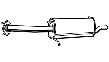 Zadní tlumič výfuku WALKER 21140