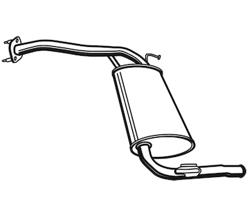 Zadní tlumič výfuku WALKER 21142