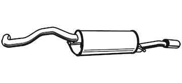 Zadní tlumič výfuku WALKER 21191