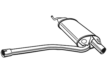 Střední tlumič výfuku WALKER 21193