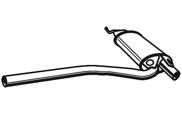 Střední tlumič výfuku WALKER 21196