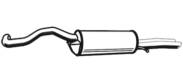 Zadní tlumič výfuku WALKER 21197