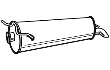 Zadní tlumič výfuku WALKER 21213