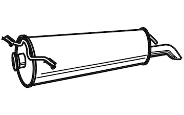 Zadní tlumič výfuku WALKER 21219