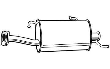 Zadní tlumič výfuku WALKER 21234