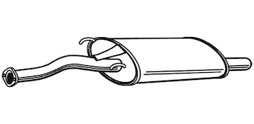 Zadní tlumič výfuku WALKER 21254